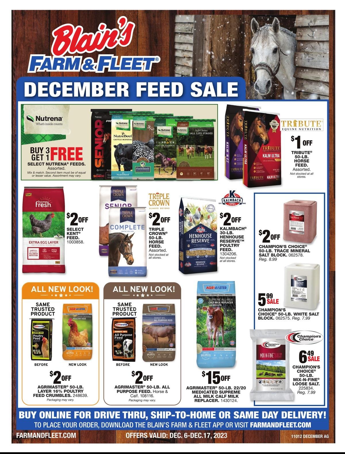 Blain’s Farm & Fleet Weekly Ad (12/06/23 - 12/17/23) & Flyer Preview ...