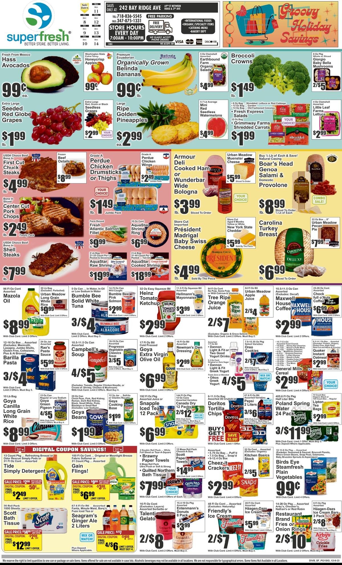 SuperFresh Weekly Ad (12/08/23 - 12/14/23) & Flyer Preview - EveryPayJoy